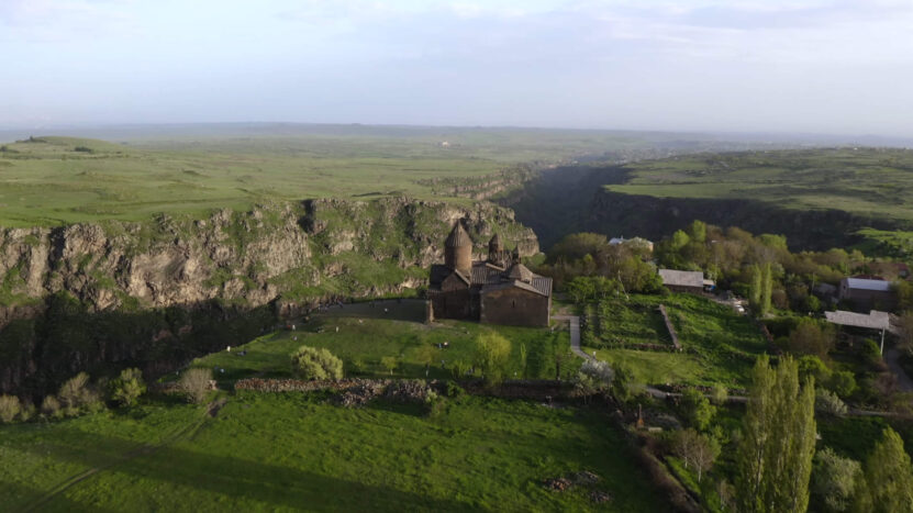 Location of Saghmosavank Monastery